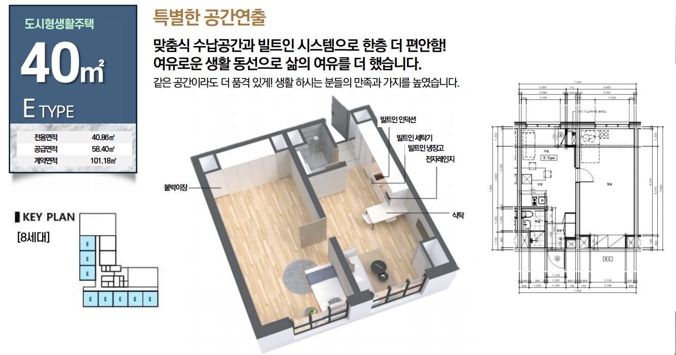 용인 리메인시티 도시형주택40E